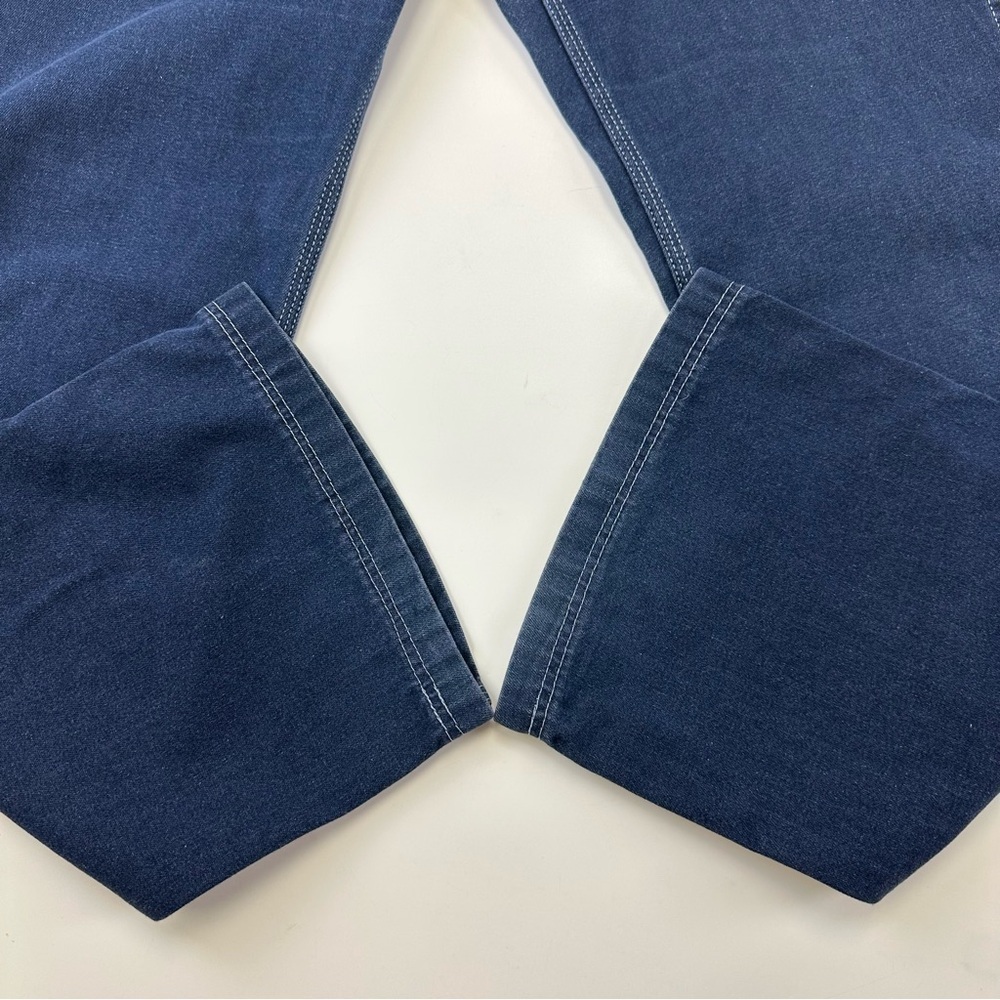 90s Vintage Hilfiger men denim carpenter jeans Size 32in Inseam 31.5in - Picture 10 of 15